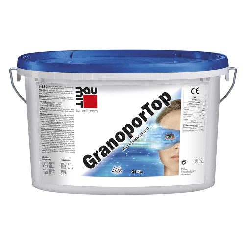 Baumit GranoporTop nemesvakolat kapart 1.5mm alapszínek 25kg