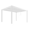 LUXE pergola 3x4m fehér LED világítással