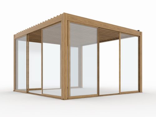 LUXE S8 tolóajtók 370x218cm 4 m-ig fa v2