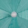 Strand napernyő dönthető funkcióval 220 cm türkiz