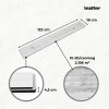 Leziter Arctic tölgy Vinyl SPC padló, szín: tölgy, vastagság: 4,5 mm, Fózoltan és fózolás nélkül is rendelhető.