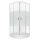 Madera 80x80 cm íves zuhanykabin zuhanytálcával
