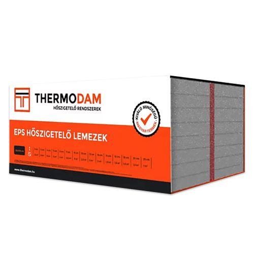 Thermodam Grafit EPS-80 homlokzati hőszigetelő lemez 50x100 3 cm 8 m2/csomag