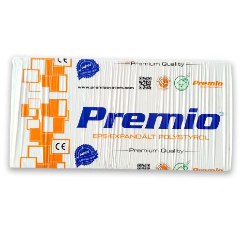 Premio EPS-100 lépésálló hőszigetelő lemez 50x100 2 cm 12 m2/csomag