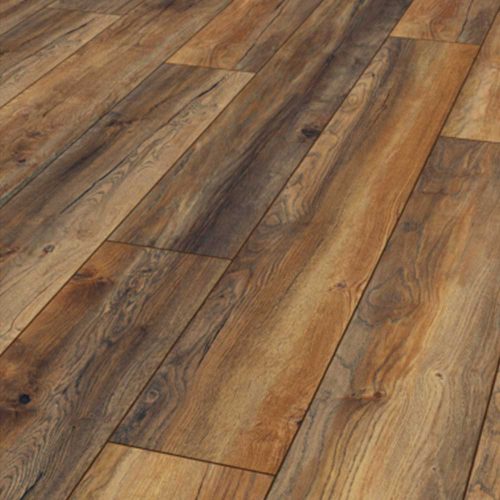 Swiss Krono My Floor Villa PRÉMIUM Harbour Oak 12 mm laminált padló, színek: barna (sötét), padlófűtéshez alkalmazható.