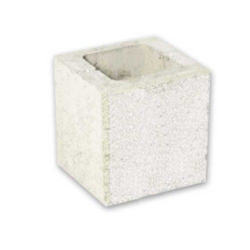 Leier Modern Kerítéskő félkő natúr törtfehér 20x20x20 cm (80 darab/raklap)