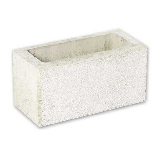 Leier Modern Kerítéskő normálkő natúr törtfehér 40x20x20 cm