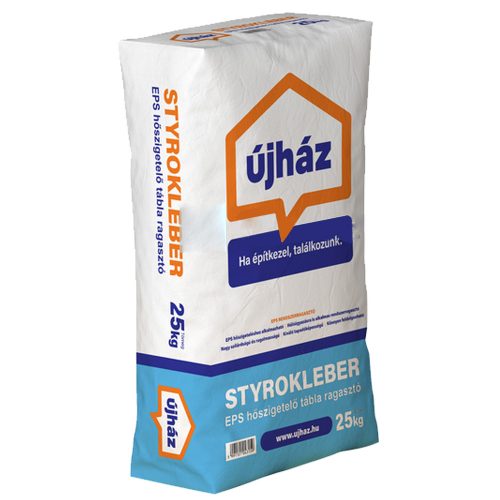 Újház Styrokleber ragasztó és ágyazó 25kg (48 zsák/raklap)