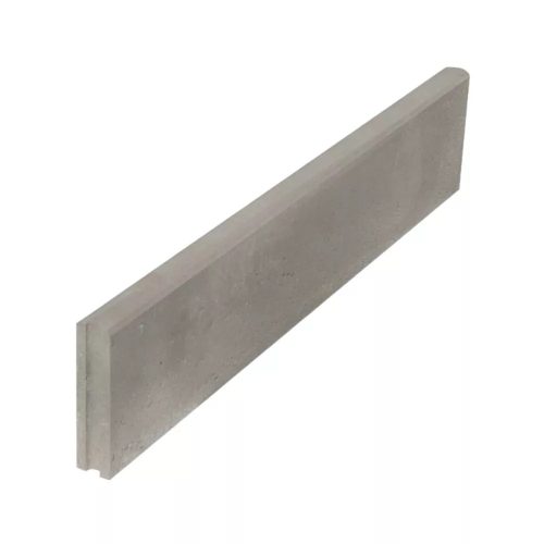 Leier Quartz járdaszegélykő füstantracit satírozott 100x20x5 cm