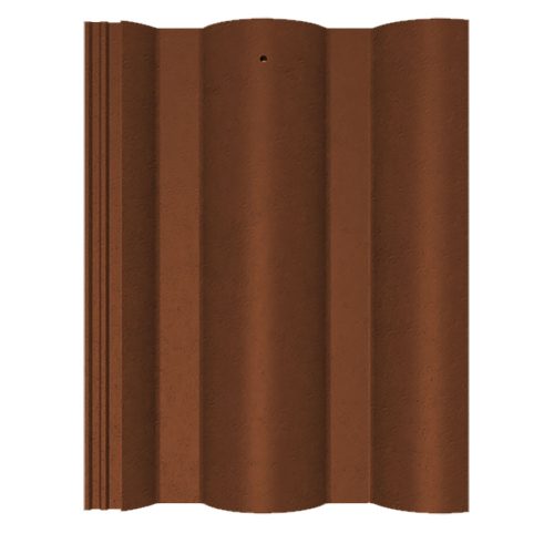 újHÁZ Leier Toscana Lux Matt beton alapcserép barna
