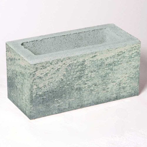 Leier Modern Kerítéskő normálkő satírozott natúr füstantracit 40x20x20 cm