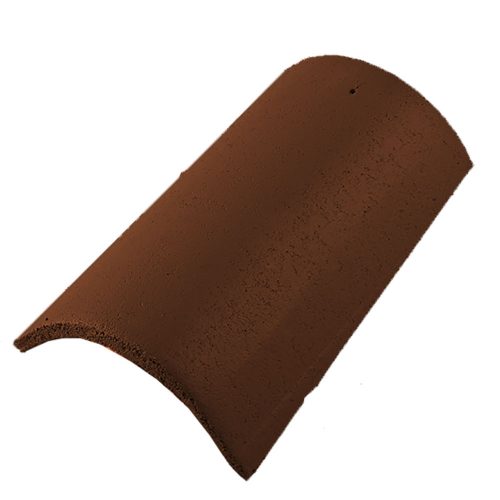 újHÁZ Leier Toscana Lux Matt beton kúpcserép (rögzítőkapoccsal) barna