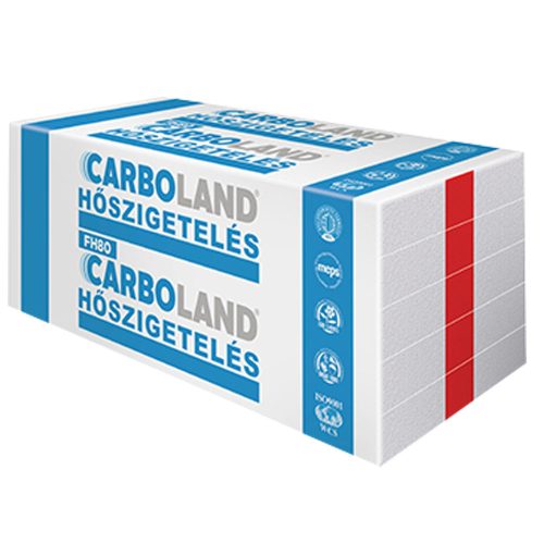 Carboland EPS FH80 (Isoland H80) Homlokzati hőszigetelő lemez 10 cm (3 m2/cs)