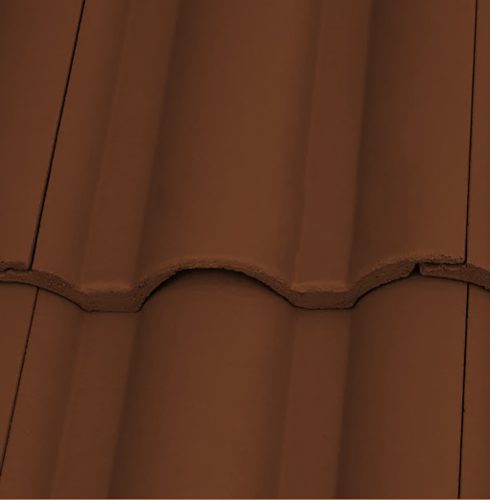 újHÁZ Leier Toscana Lux Matt beton szellőzőcserép barna