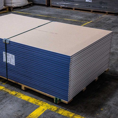Rigips RFI Blue Acoustic Hanggátló tűzgátló impregnált gipszkarton 12,5x1200x2000 mm 2,4m2/tábla