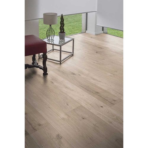 Kaindl CLASSIC Eiche Oak Ferrara Chillwond 8 mm laminált padló, színek: barna (világos), szürke, barna, fehér, padlófűtéshez alkalmazható.