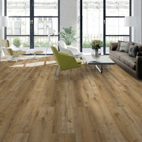 Classen Casa BASIC AQUA Prima Nashvi Summer oak natural 7 mm laminált padló, színek: barna (sötét), barna, padlófűtéshez alkalmazható.