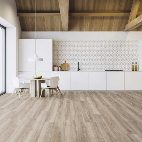 Kaindl CLASSIC AQUA Eiche Oak Cordoba Moderno 8 mm laminált padló, színek: szürke, barna (világos), barna, barna (sötét), padlófűtéshez alkalmazható.