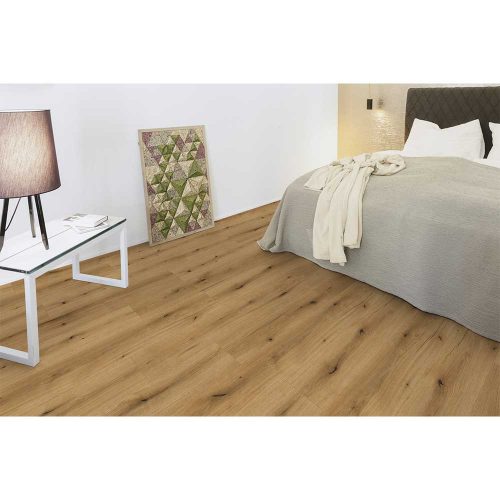 Kaindl CLASSIC AQUA Eiche Oak Evoke Crack 8 mm laminált padló, színek: szürke, barna (világos), barna, barna (sötét), padlófűtéshez alkalmazható.