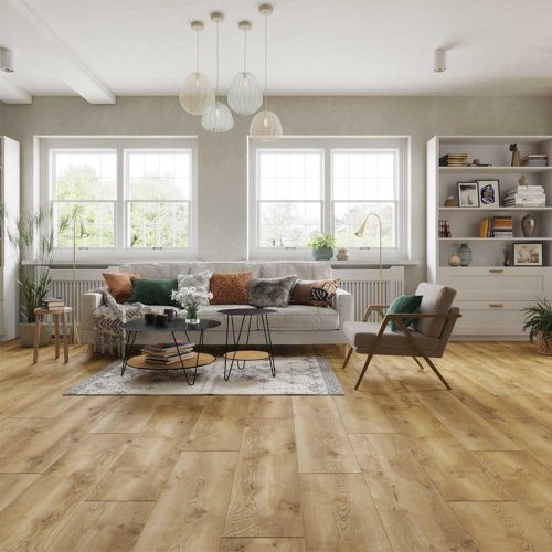 Classen Emotions CLASSIC AQUA Ardesia Oak Stone Oak grey nature 8 mm laminált padló, színek: szürke, fehér, barna, padlófűtéshez alkalmazható.