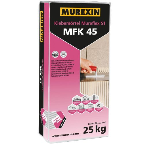 Murexin MFK 45 Mureflex S1 csemperagasztó 25kg (48 zsák/raklap)