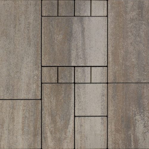 Semmelrock Ventura Kombi grafit-terra 6 cm (12 m2/raklap)